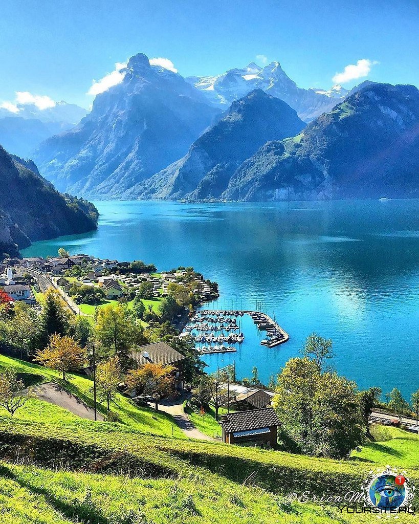 Озеро Люцерн Швейцария