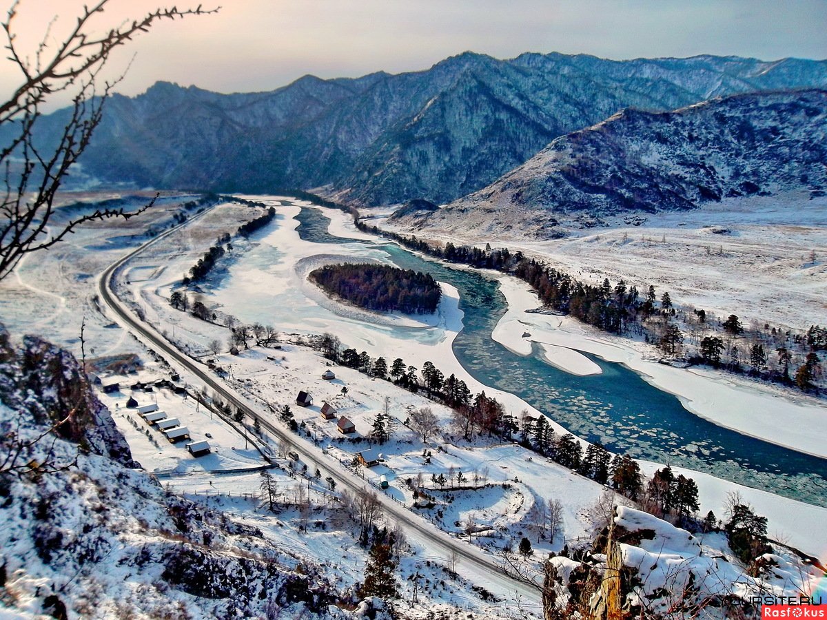 Долина горных духов Алтай зима