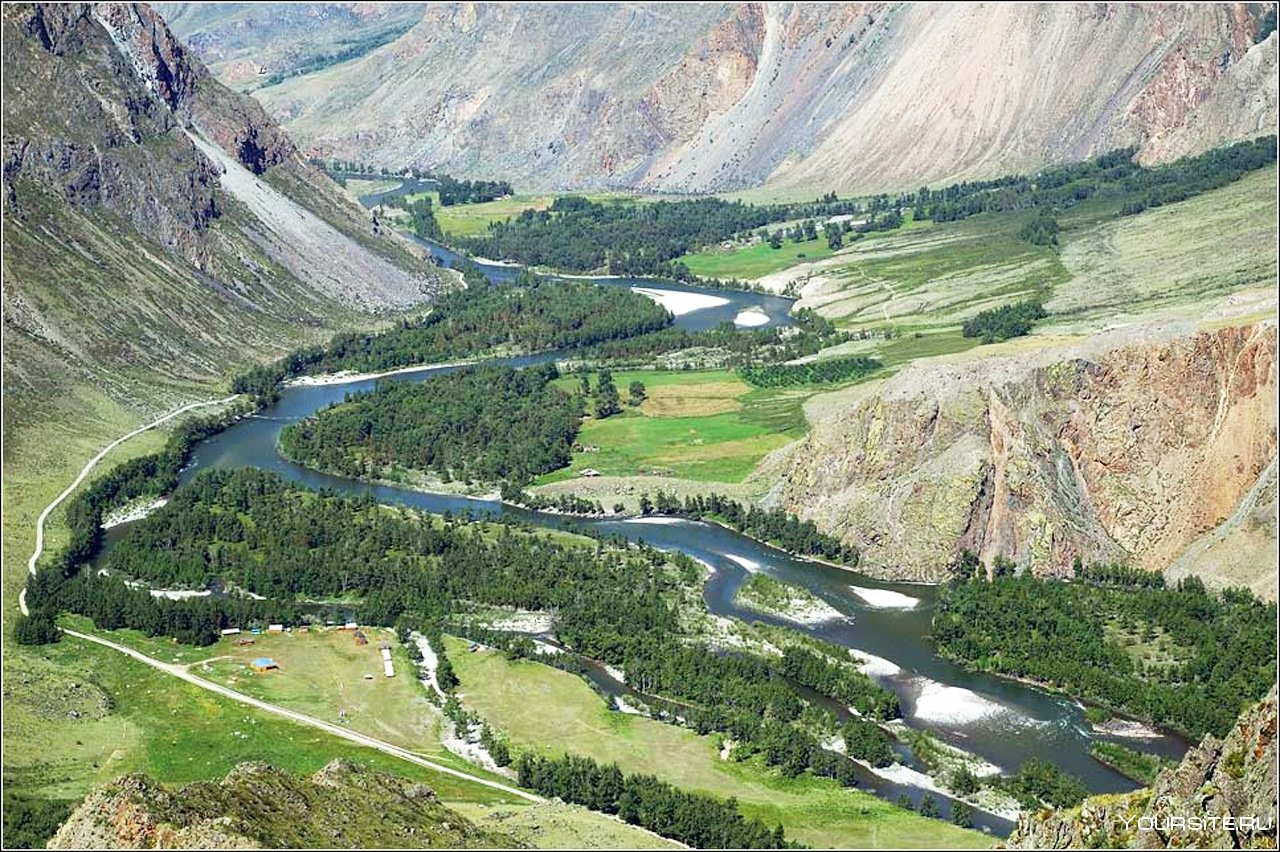 Река Челушман или Чулышман