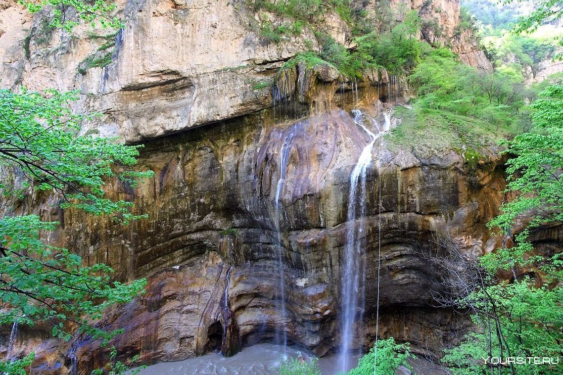 Кабардино-Балкарская Республика Чегемские водопады