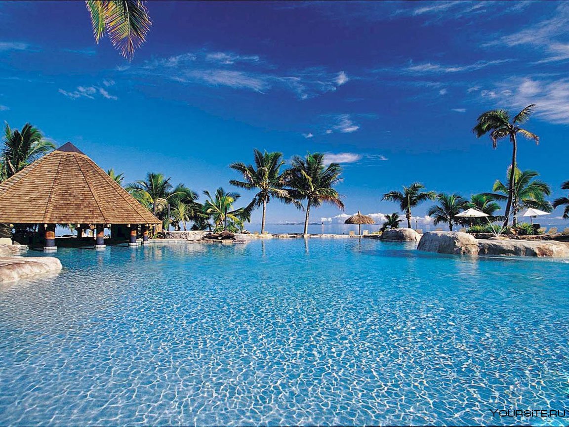 Тропический остров Фиджи