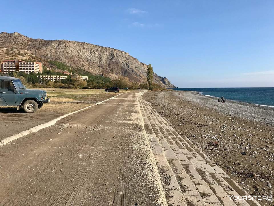 Пляж Чабан Кале Крым