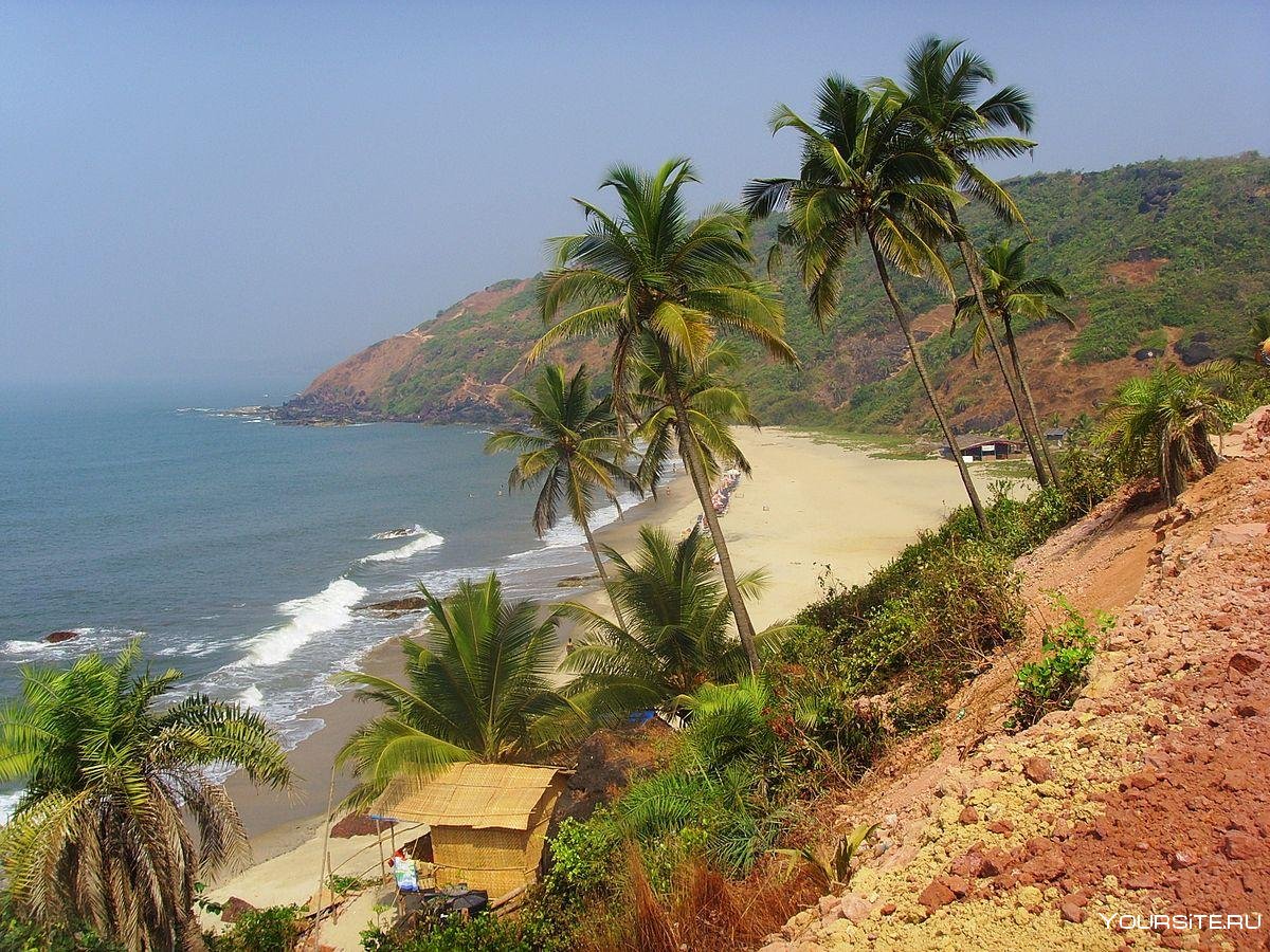 Индия Северный Гоа пляжи Арамболь