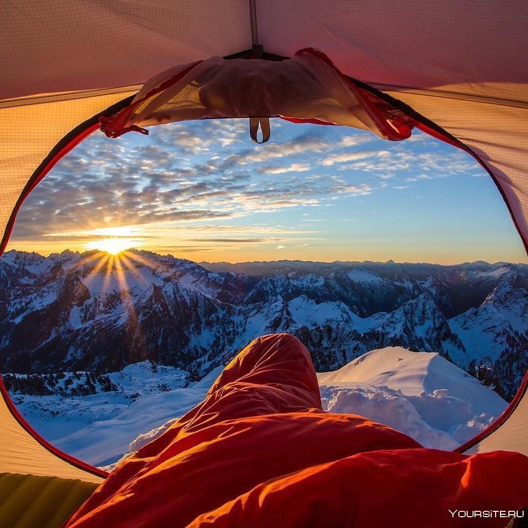 Норвегия природа палатка