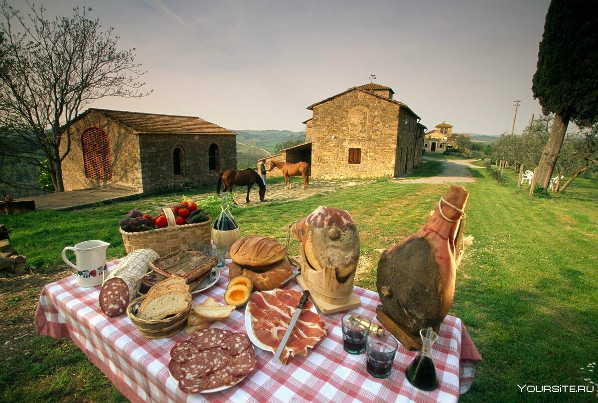 Экотуризм в Италии фермы