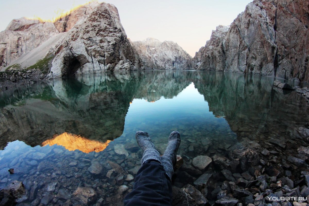 Завораживающая природа озеро Кел Суу Кыргызстана