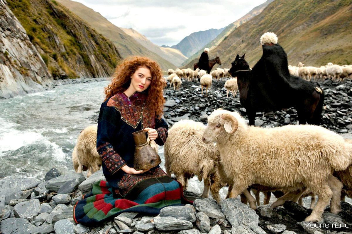 Чабан пастух Кавказ