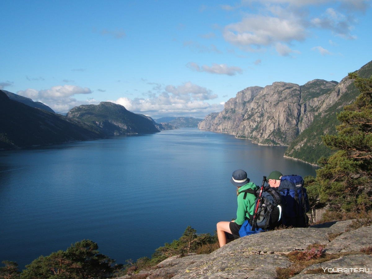 Lysefjord дорога