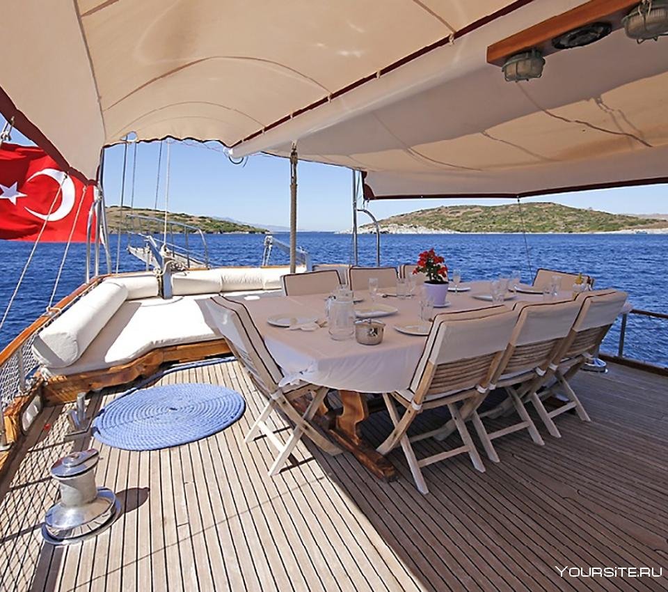На яхте по Турции