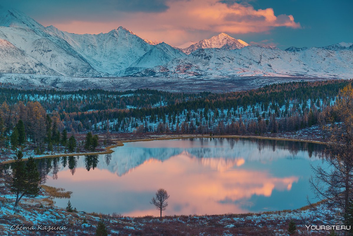 Россия Алтай озеро Киделю