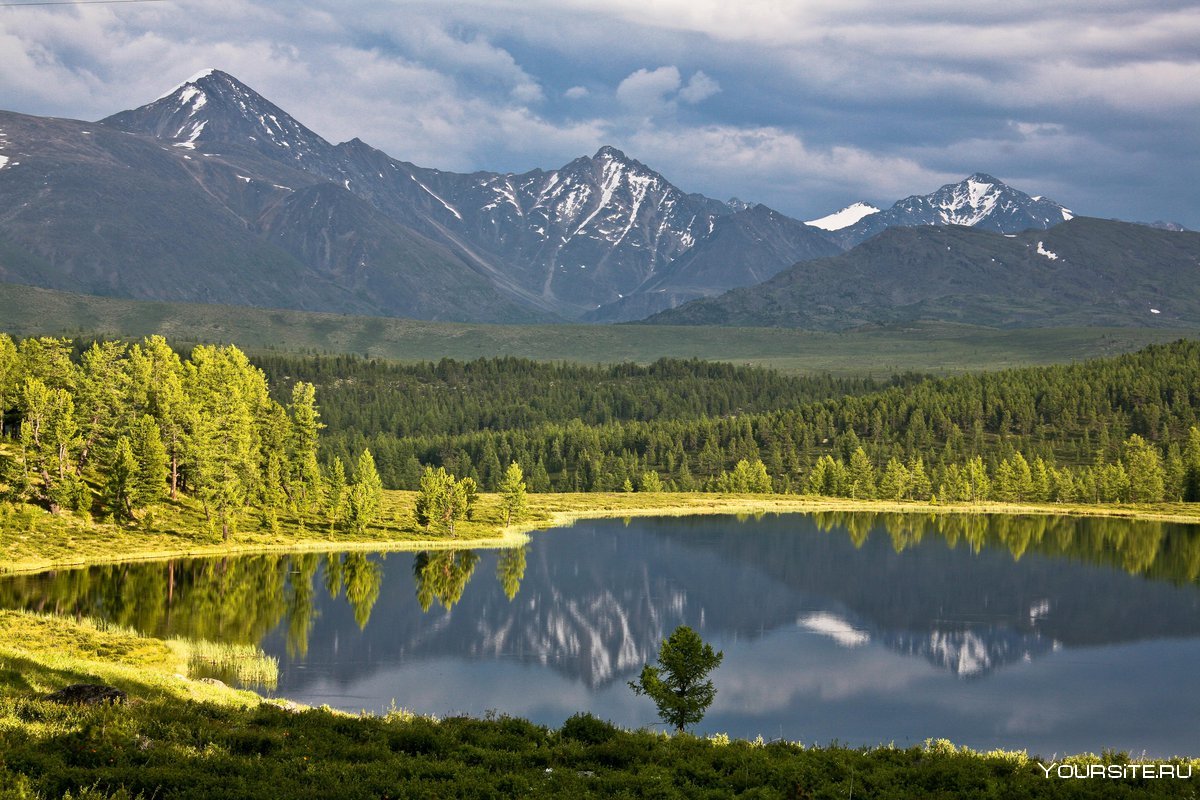 Россия Алтай озеро Киделю