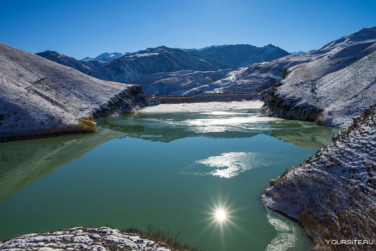 Северный Кавказ озеро Гижгит