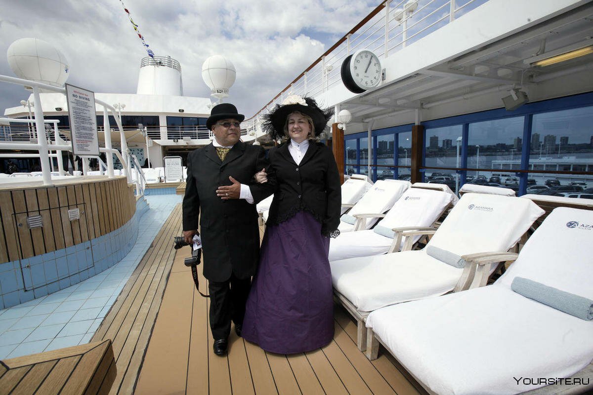 Титаник и новый круизный лайнер