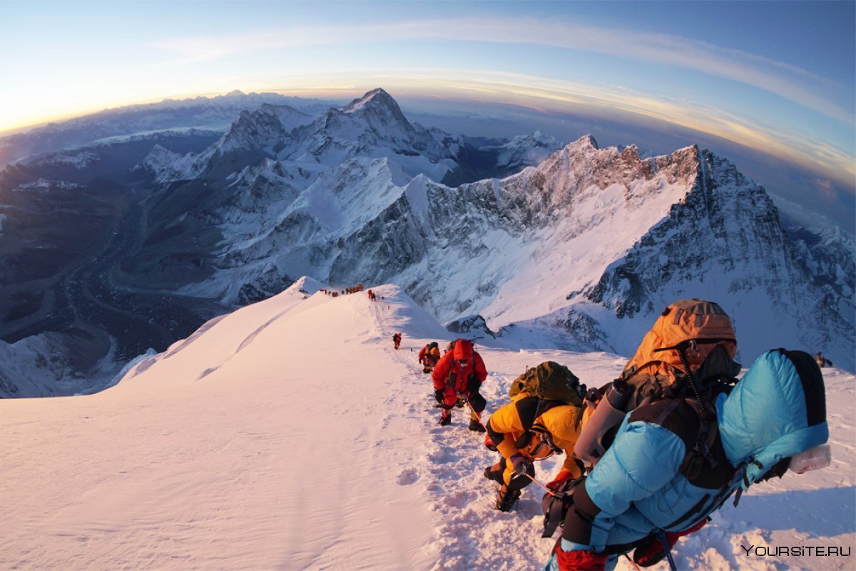Вид с вершины Эвереста