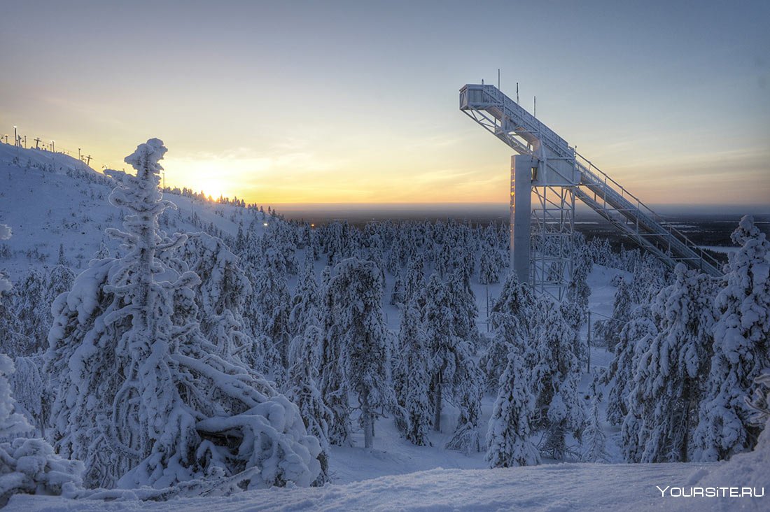Куусамо Финляндия горнолыжный курорт