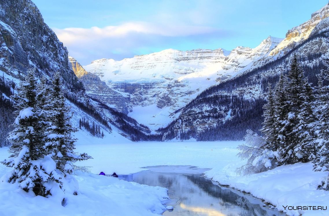 Зимние пейзажи Канады Банф