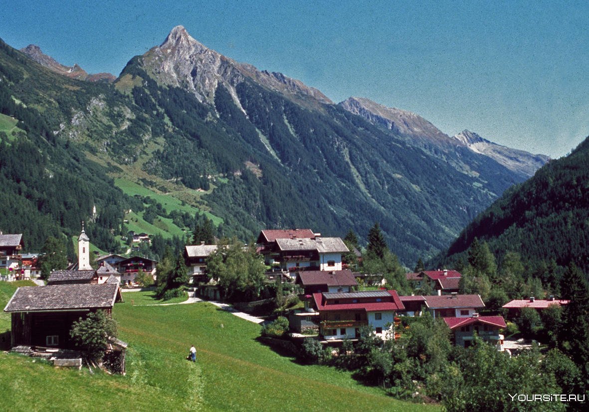 Тироль Австрия горнолыжка