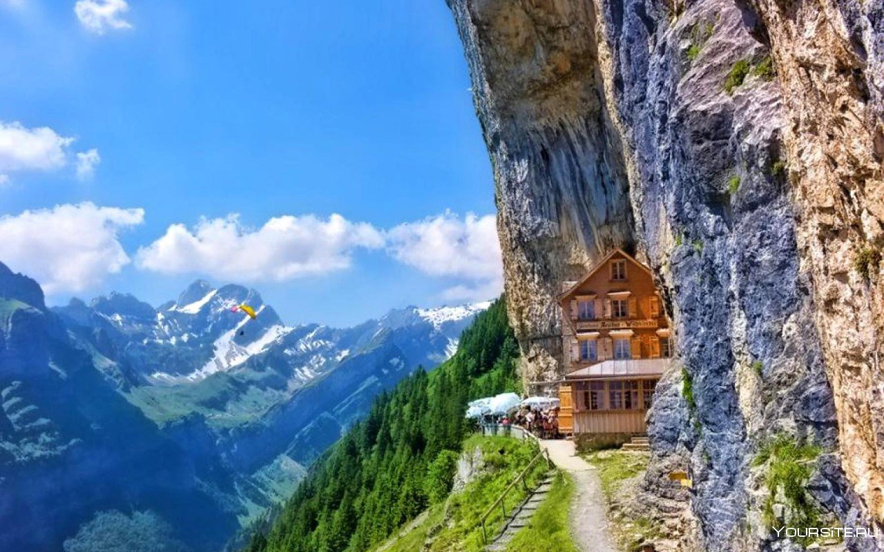 Домик В Альпах Фото