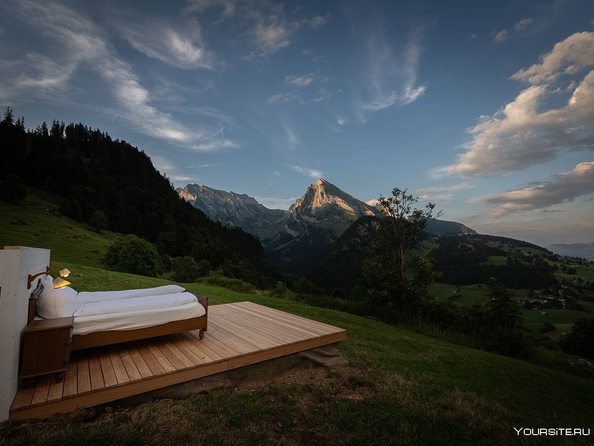 Отель в Швейцарии в горах нулл Стерн