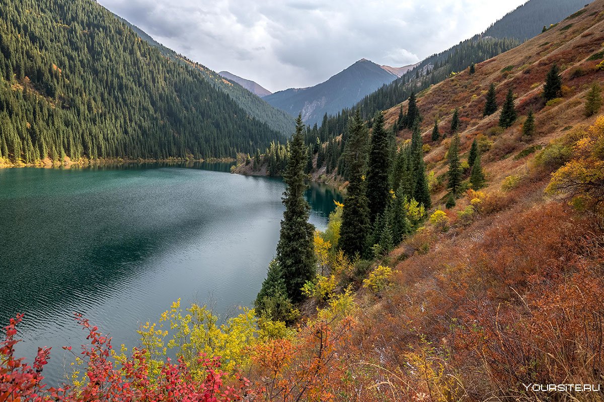 Казахстан Кольсайские озера
