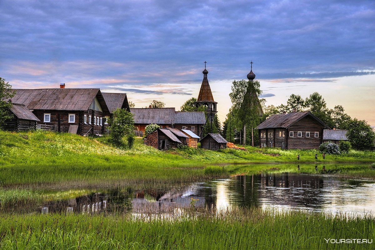 Деревня Ошевенский Погост