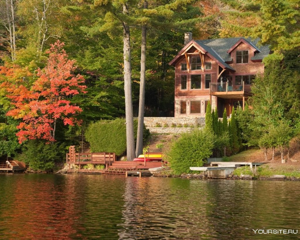 Вермонт дом на берегу озера