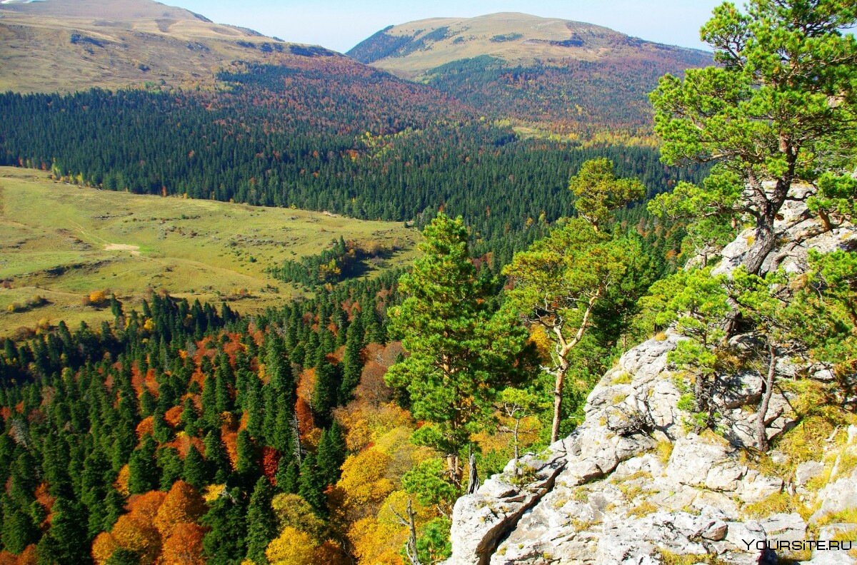 Плато Лагонаки осень