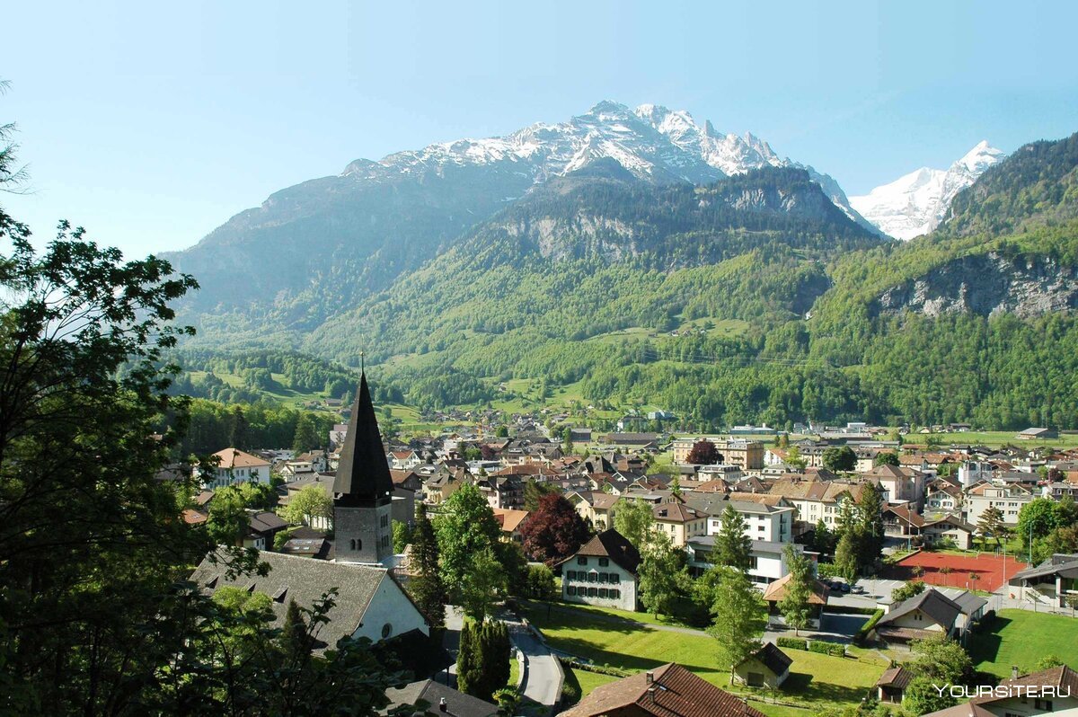 Гриндельвальд Швейцария лыжи санки