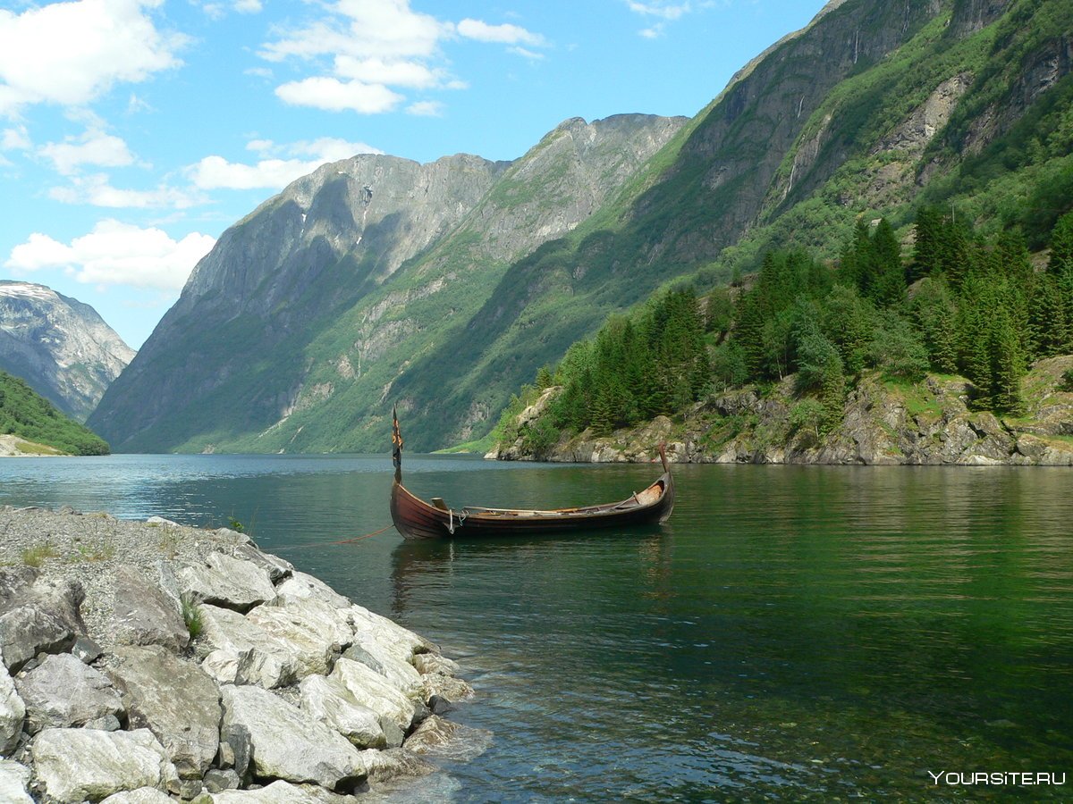 Норвегия пейзажи Скандинавия