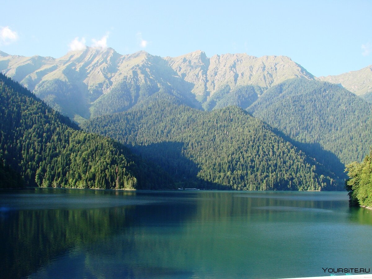 Озеро Рица Жемчужина Абхазии