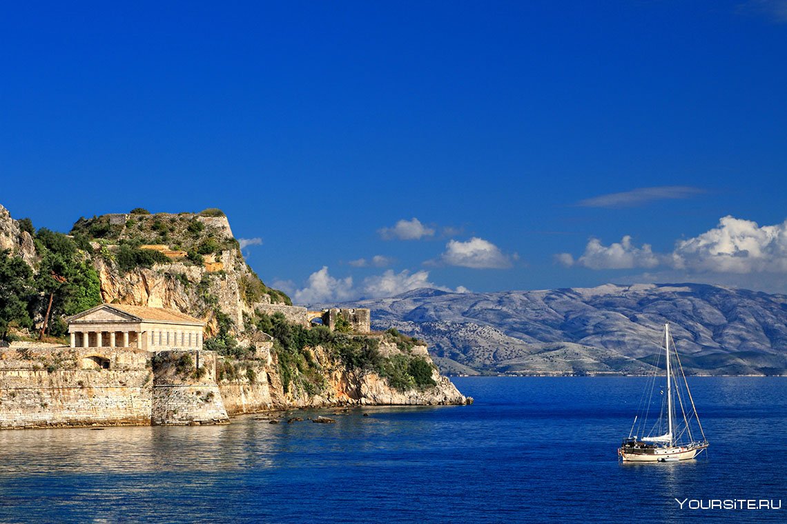 Остров Корфу Одиссея