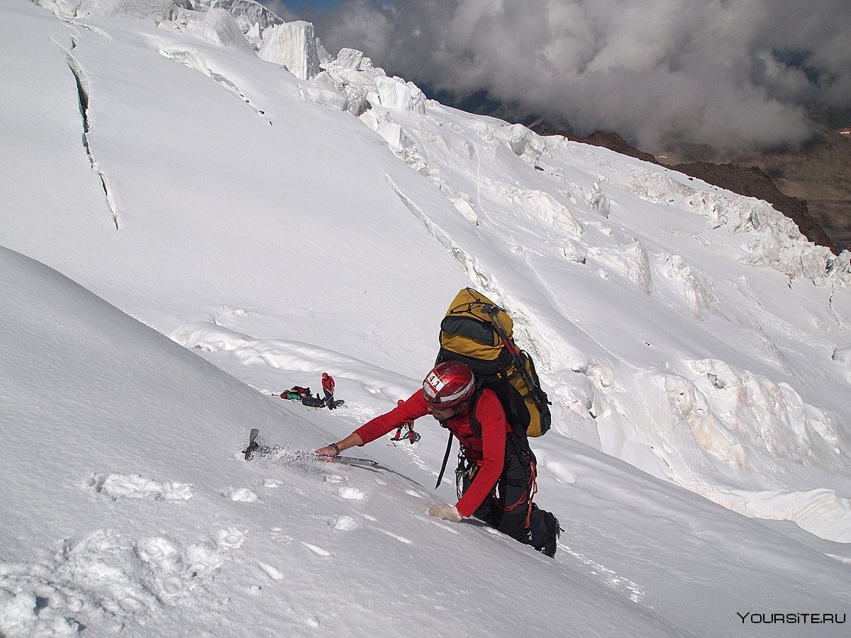 Перила на Эльбрусе