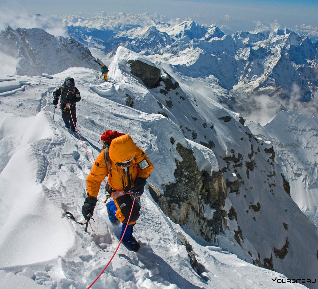 Самая высокая Горная вершина Эверест Джомолунгма Китай