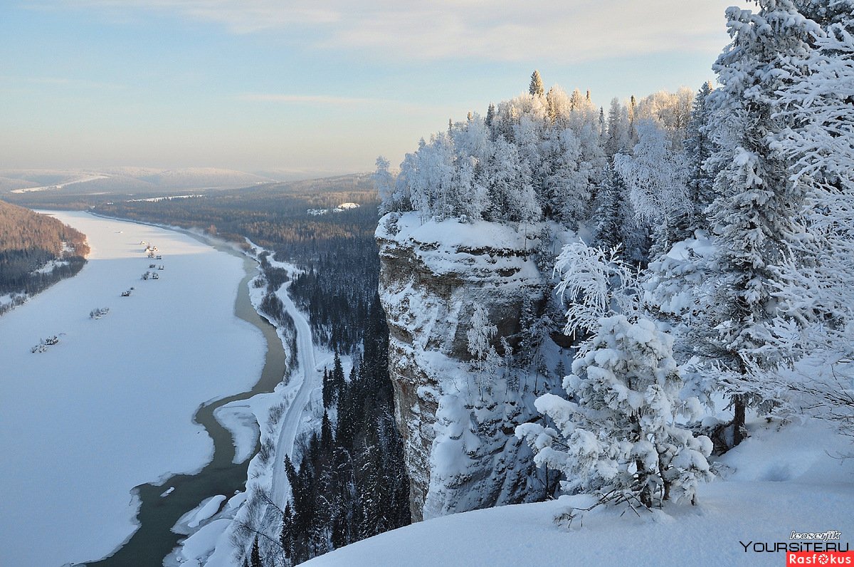 Гора Ветлан Пермский край зимой