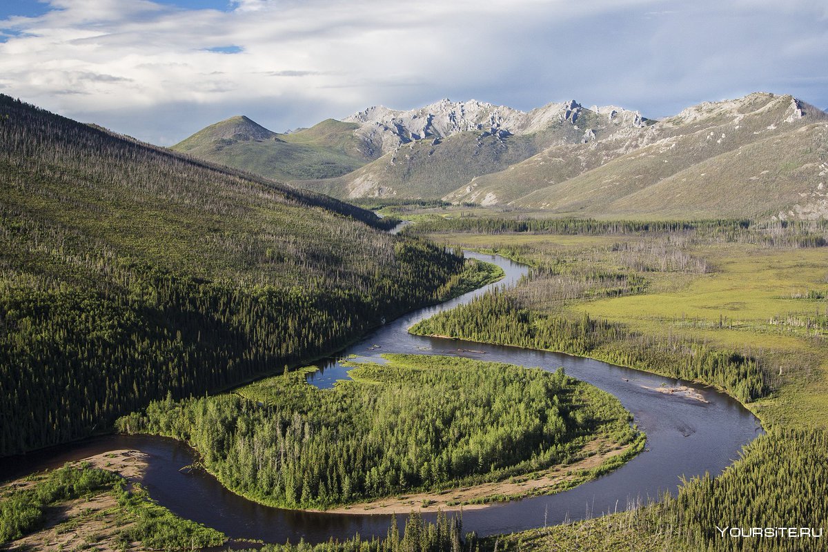 Река Текланика Аляска фото