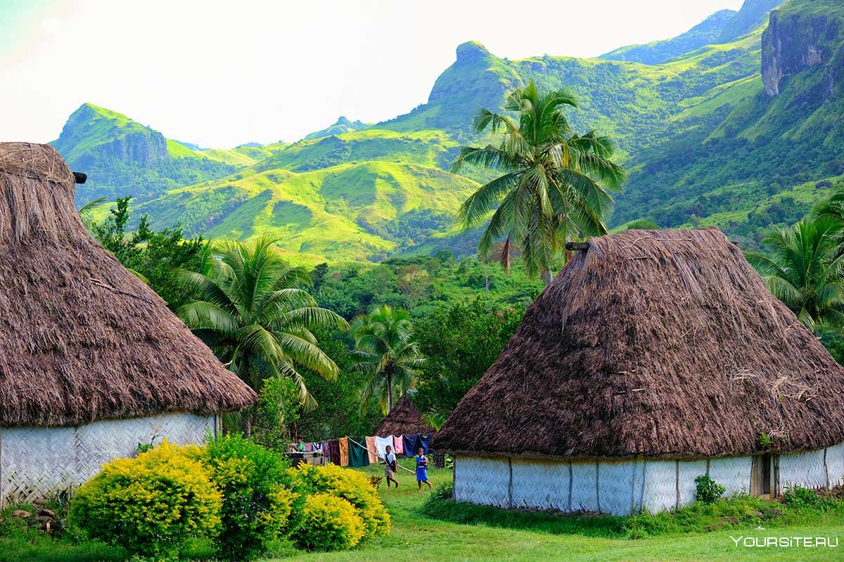 Деревня Ловони Фиджи
