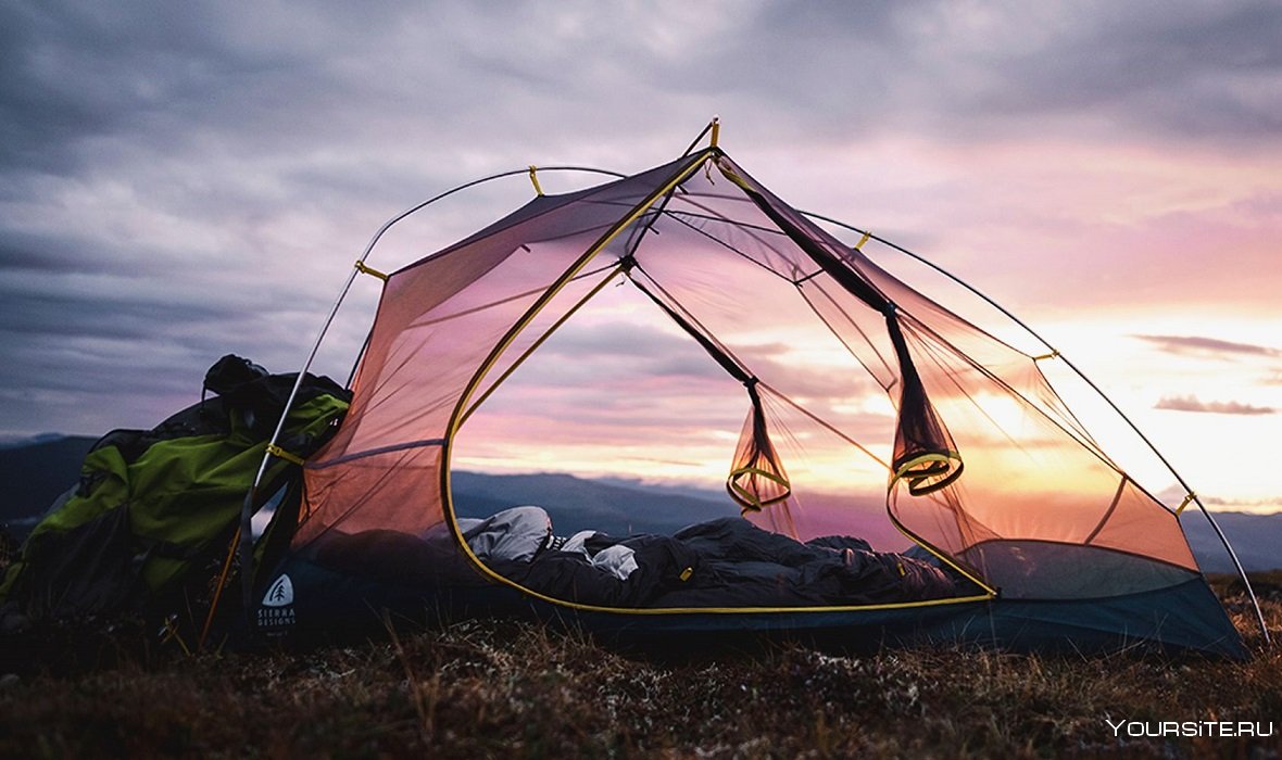 Красивая палатка