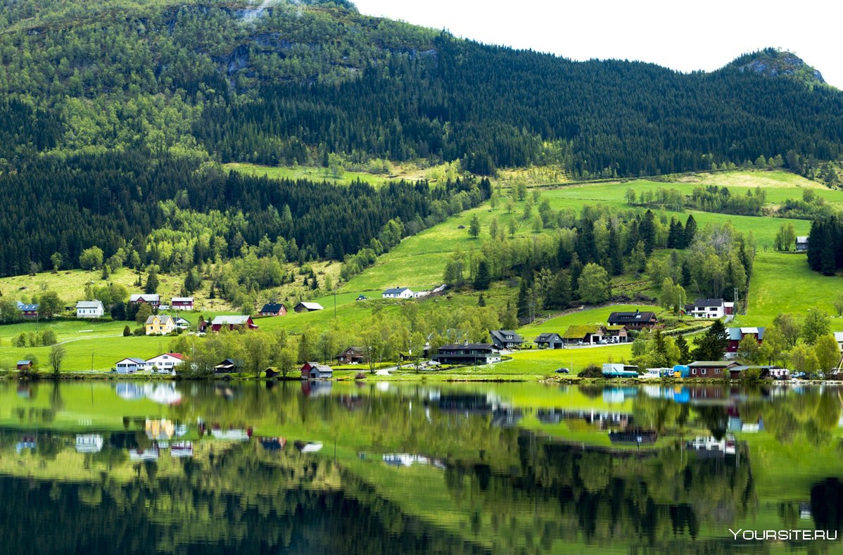 Швеция лето природа