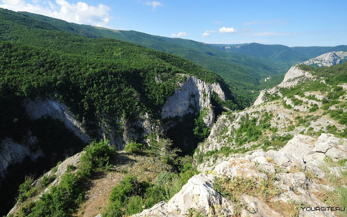 Соколиное Крым большой каньон