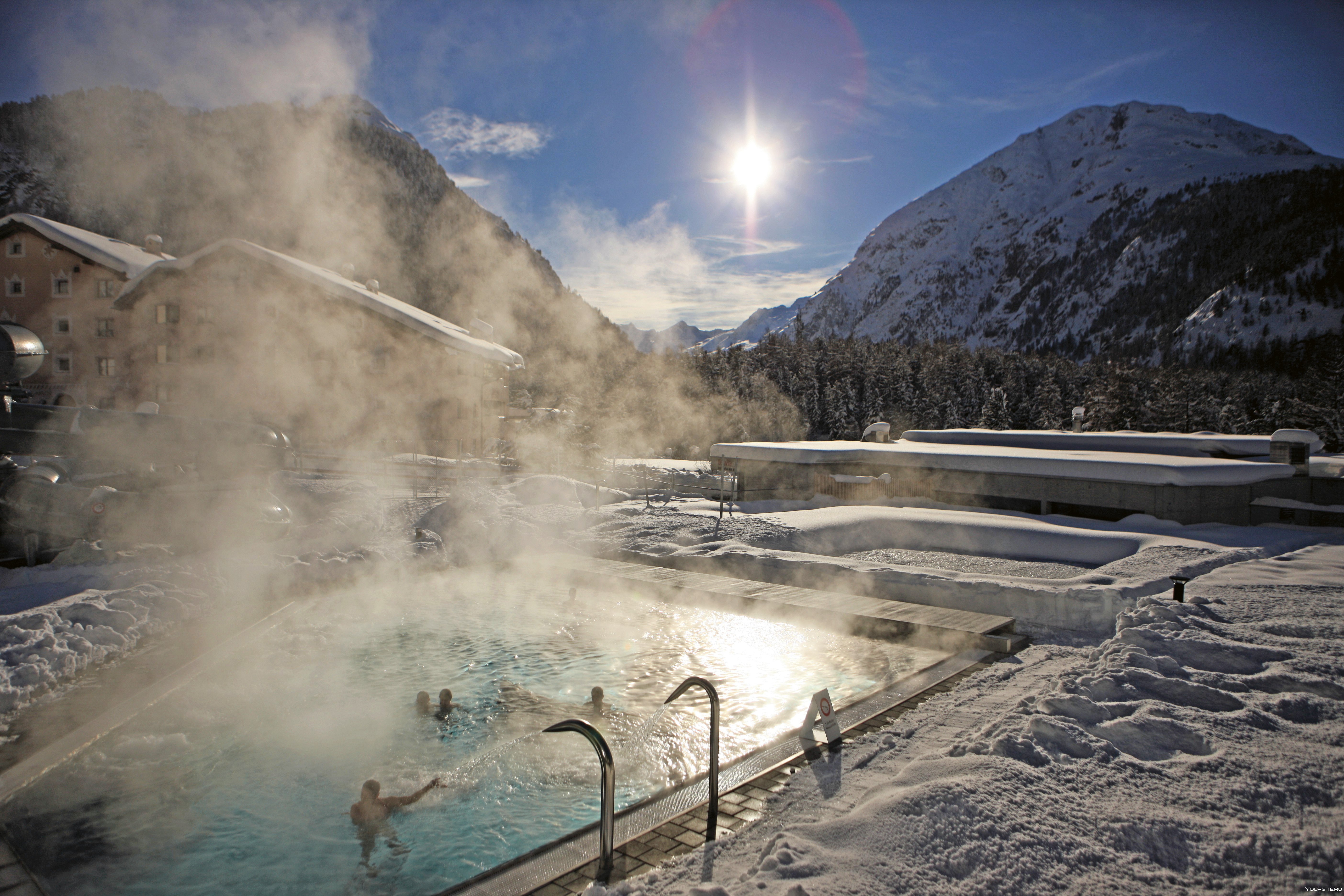 Где находятся горячие источники. Скуоль Швейцария термальные источники. Трабзон термальный бассейн. Швейцария термальные Сион. Церматт Швейцария горнолыжный курорт термальные воды.