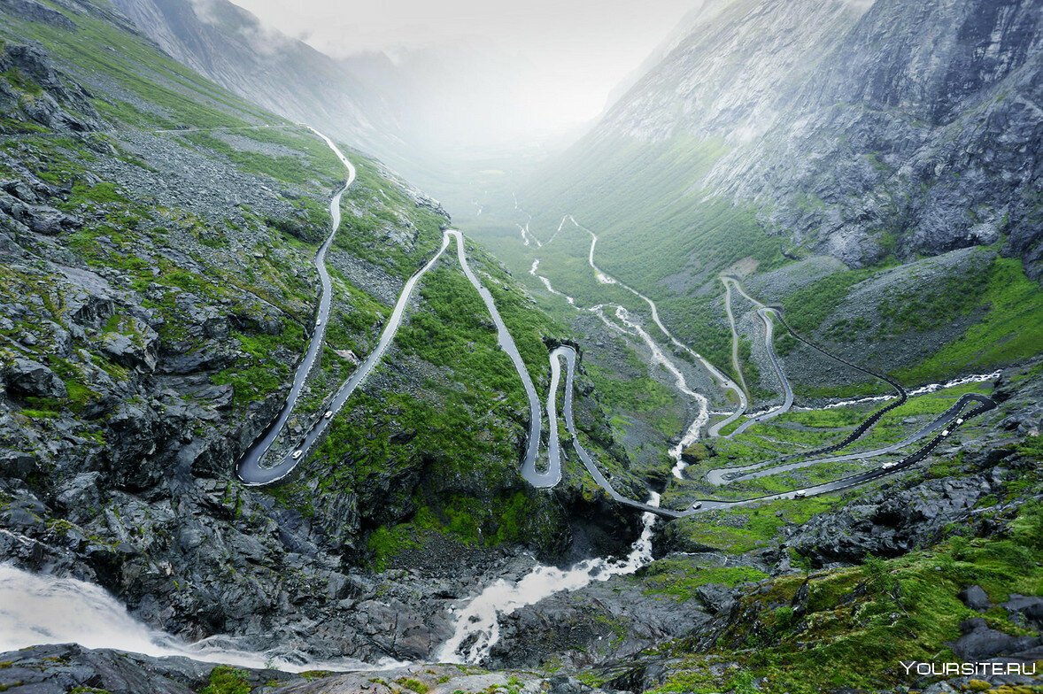 дорога троллей в норвегии