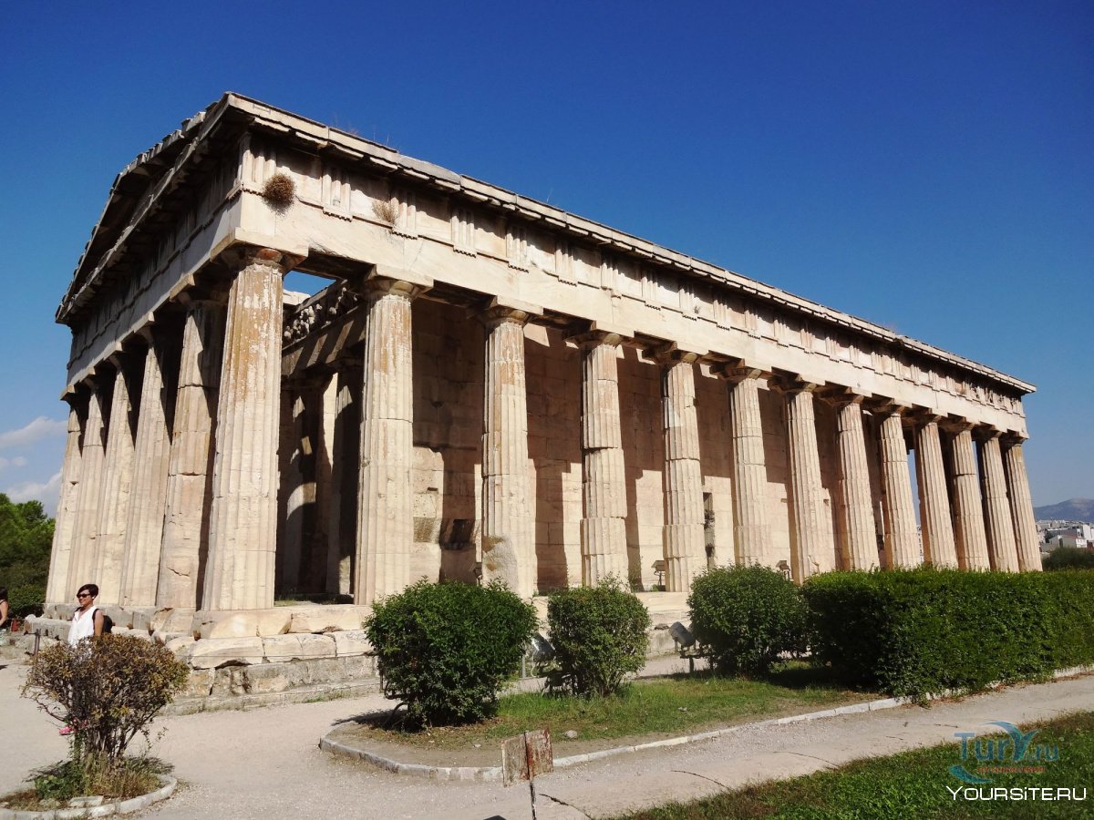 Руины античных храмов Турция