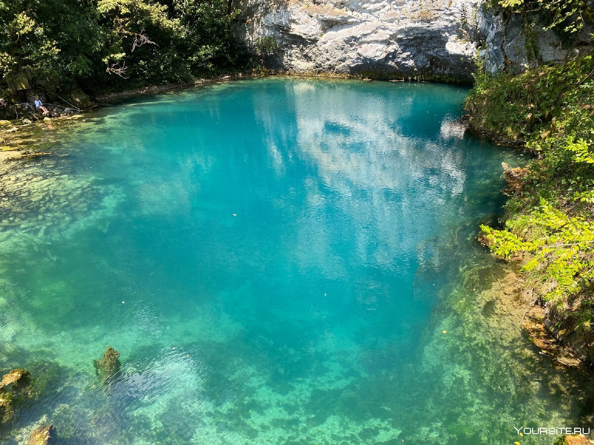 Голубое озеро Рица Абхазия