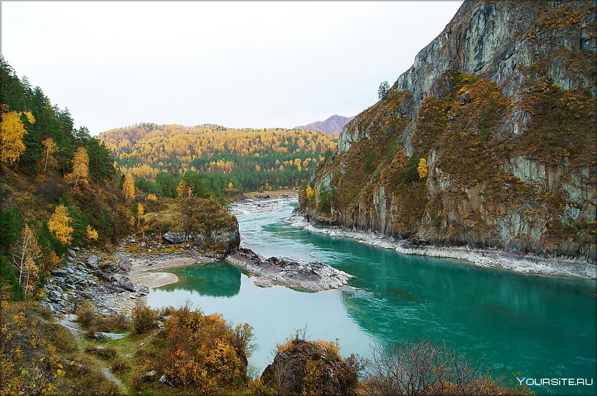 Горно Алтайск река Катунь