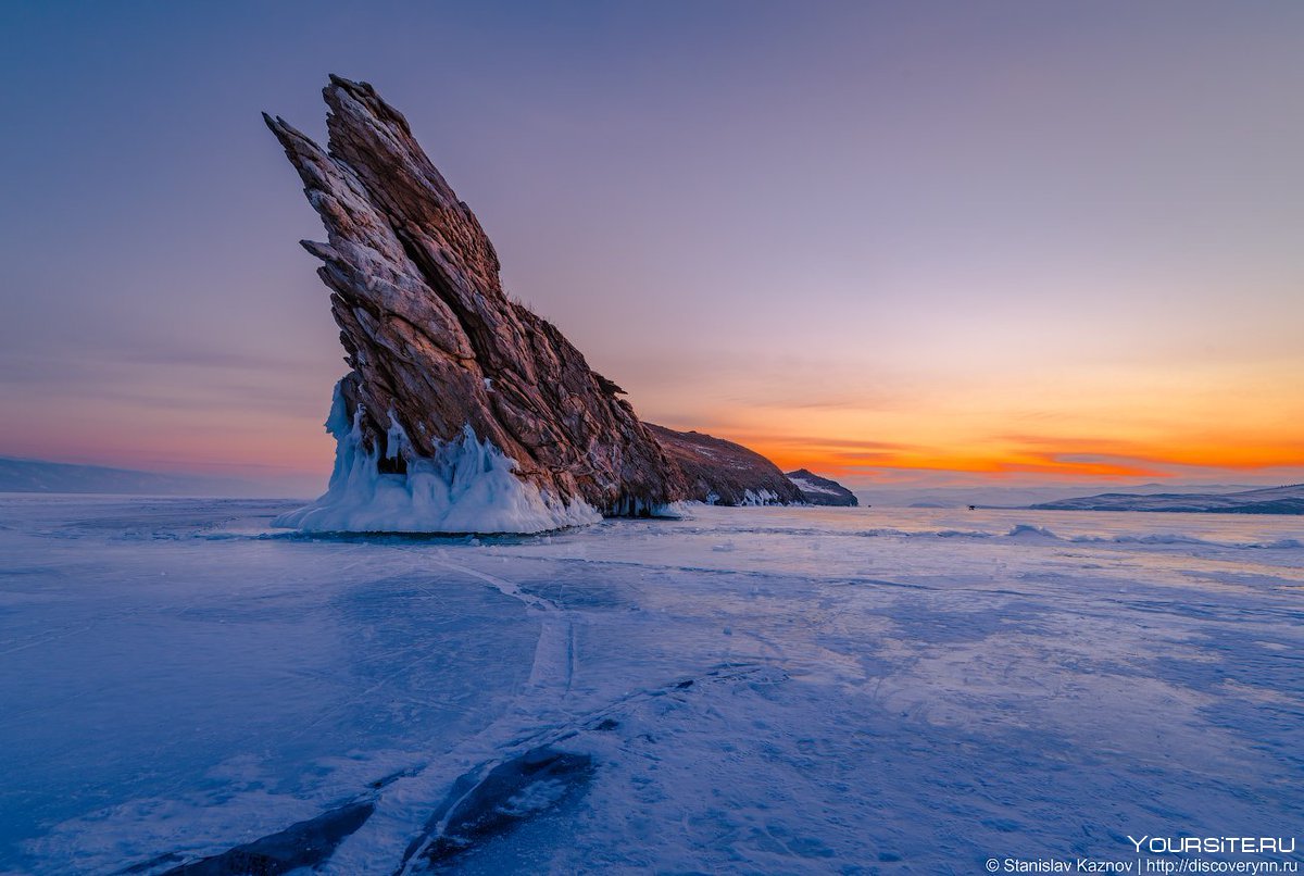 Остров Огой Байкал зима