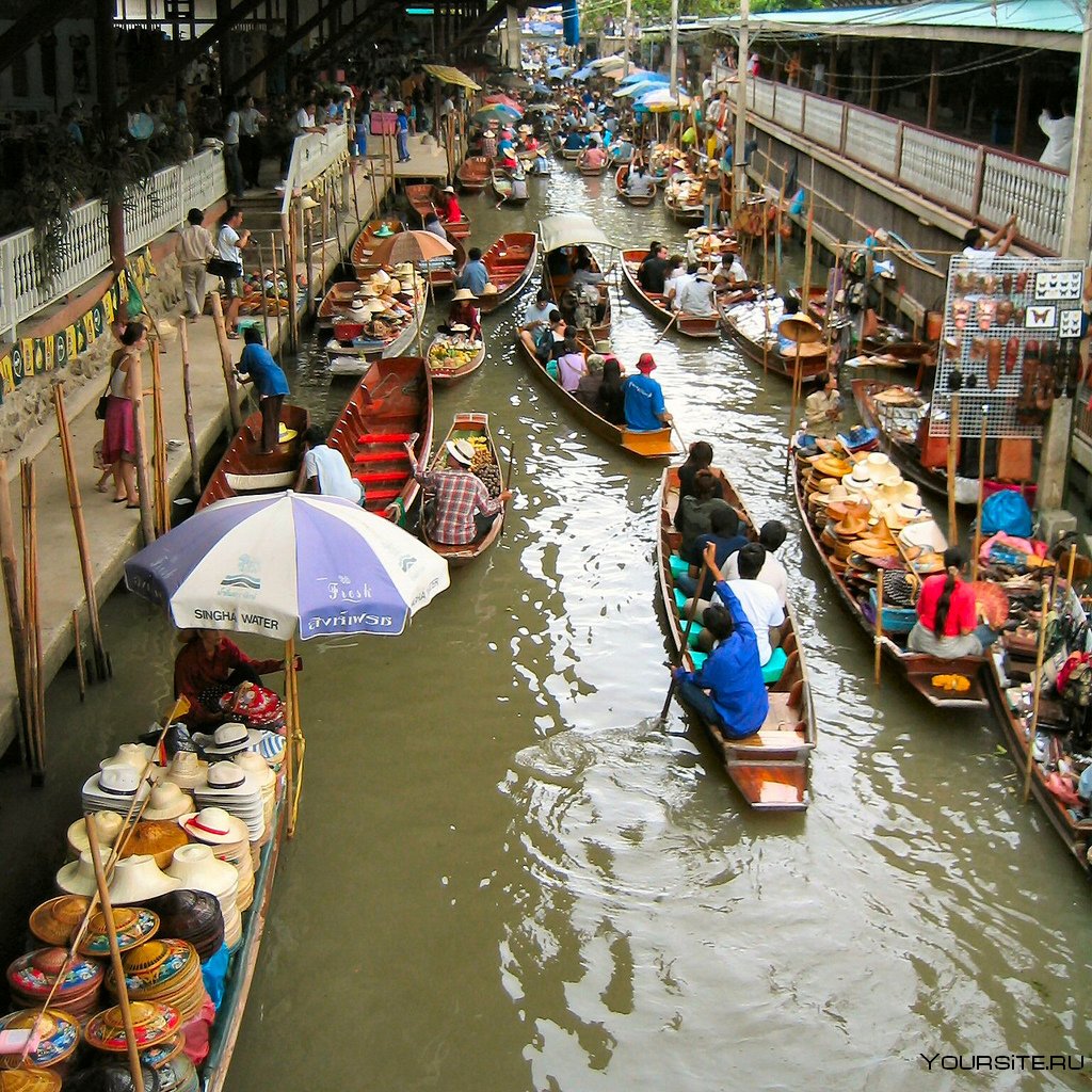 Таиланд плавучий рынок