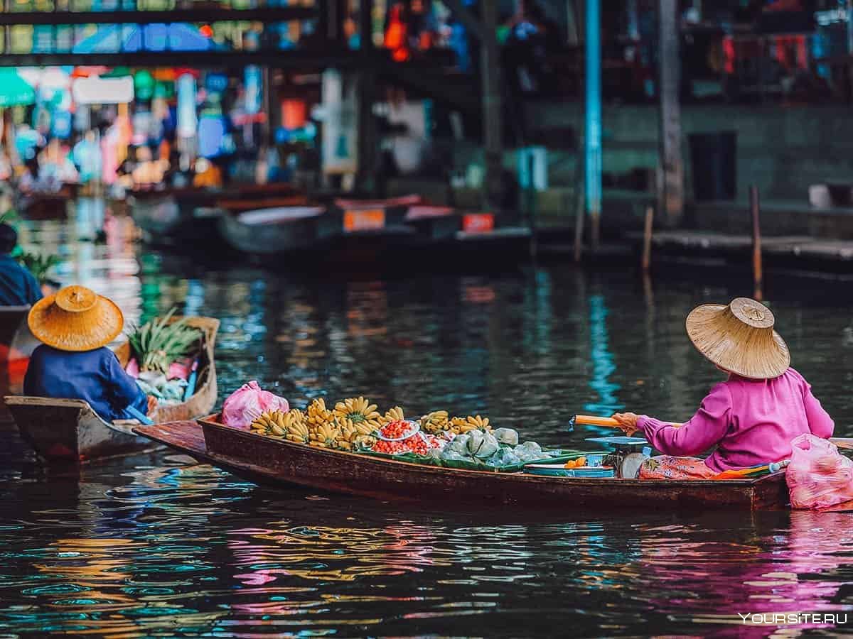 Таиланд плавучий рынок Пхукет