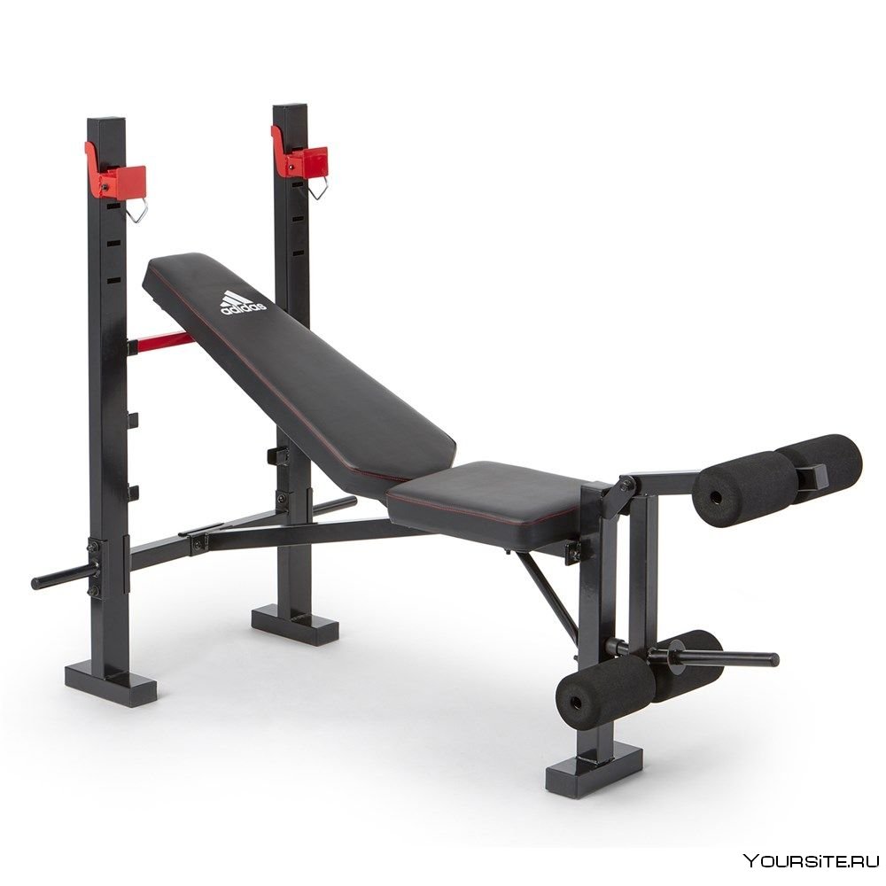 Скамья тренировочная для жима adidas Red Sports ADBE-10354