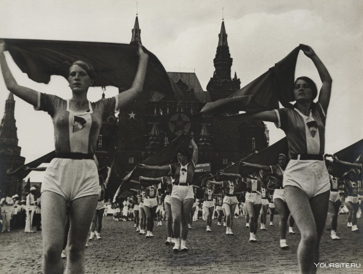 Парад физкультурников 1936