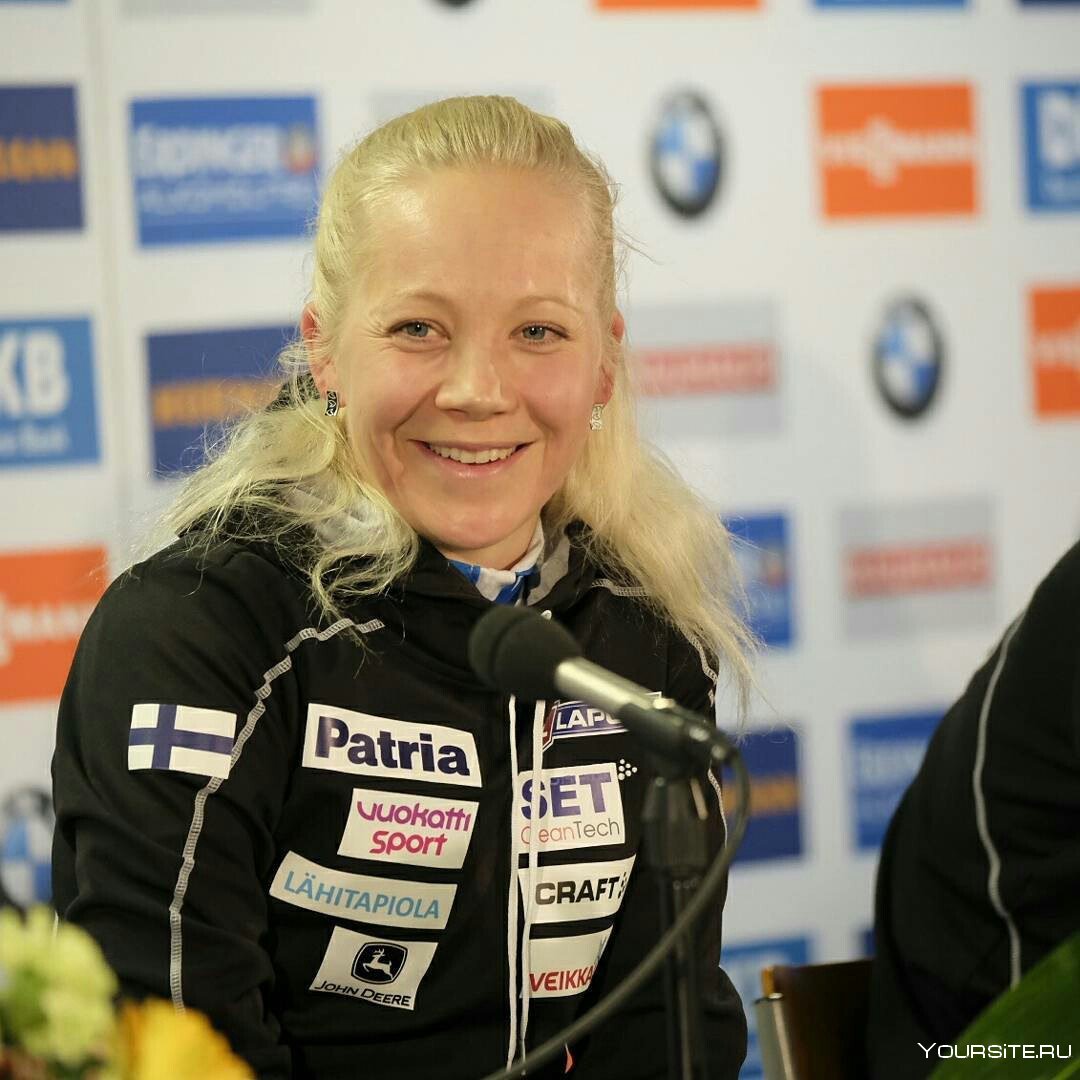 Финская биатлонистка Кайса Мякяряйнен